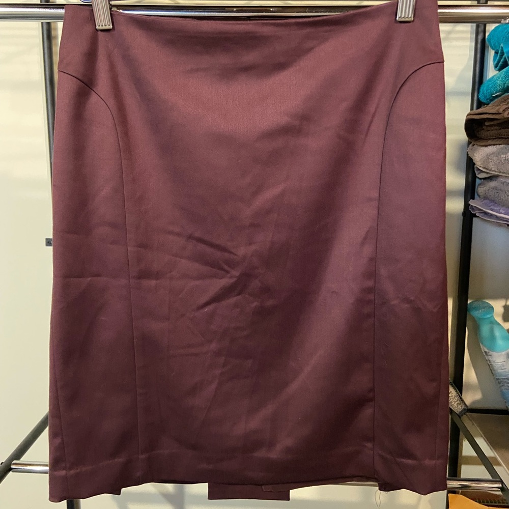 Express pencil skirt with a pleated back size 4